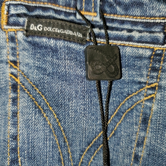 Dolce and Gabbana Side Button Up Blue Jeans - Picture 7 of 15